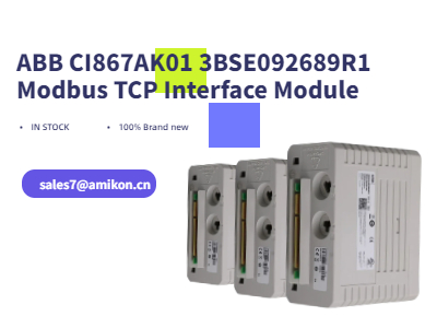 АББ CI867AK01 3BSE092689R1 | Модуль интерфейса Modbus TCP